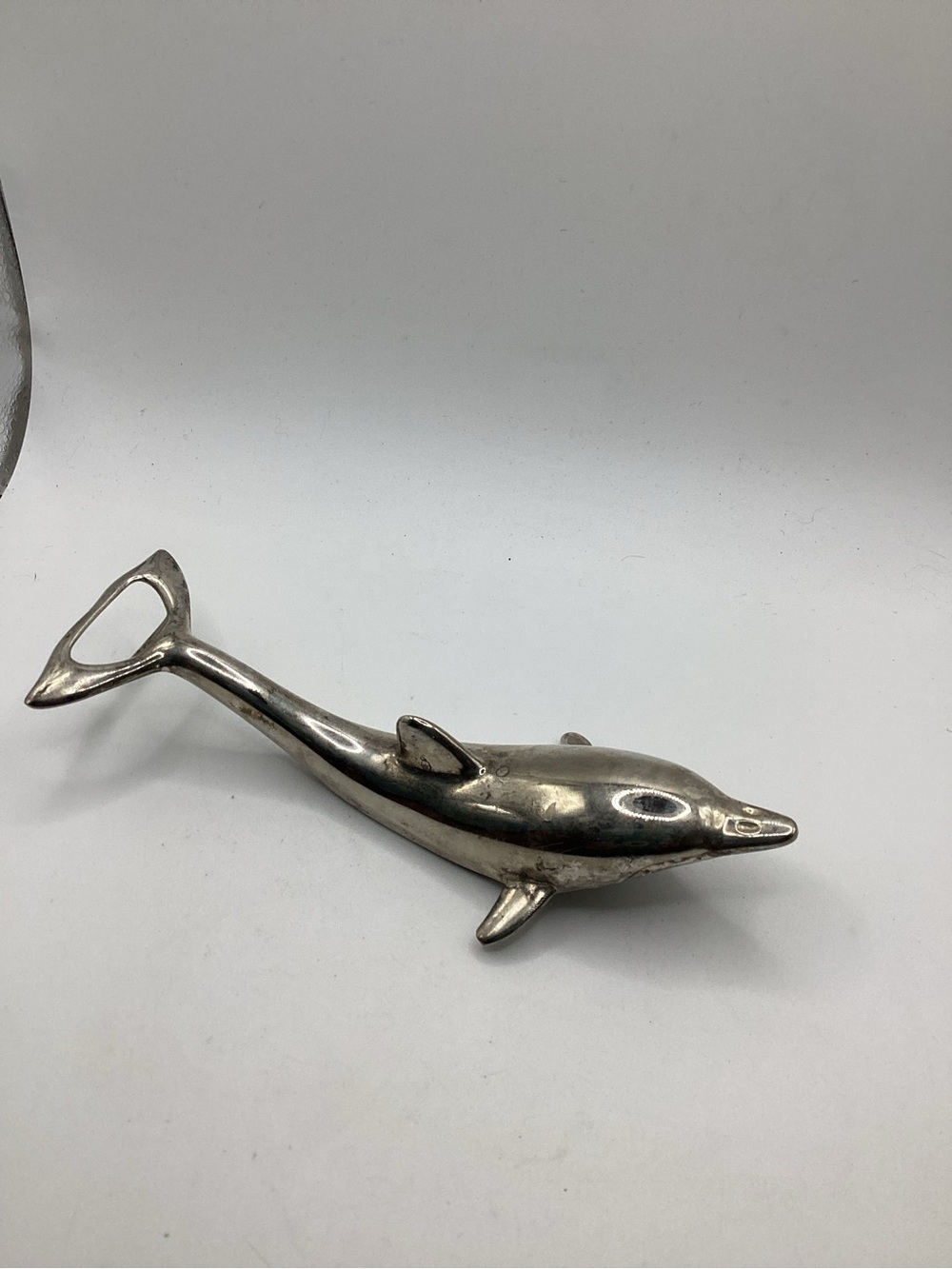 Vintage Silverplated Dolphin Bottle Opener | Regal Silver EP ZINC Kitchenware